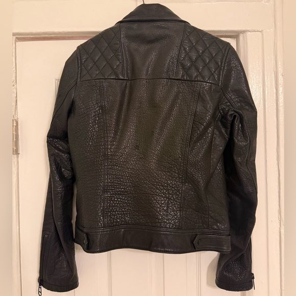 Liebeskind quilted buffalo leather jacket M - Picture 3 of 5